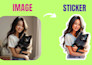 design stickers such as logo, kawaii, doodle, mascot, business and gif stickers